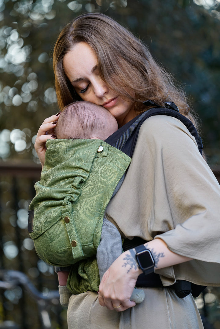 portador de bebê Flip Rosa verde