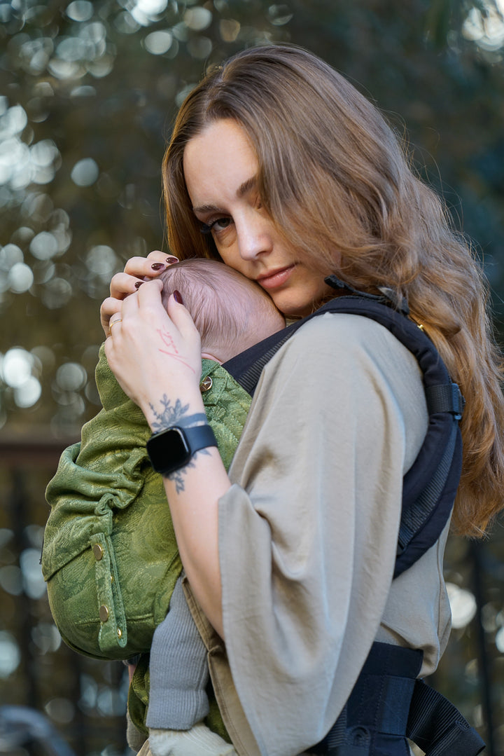 portador de bebê Flip Rosa verde