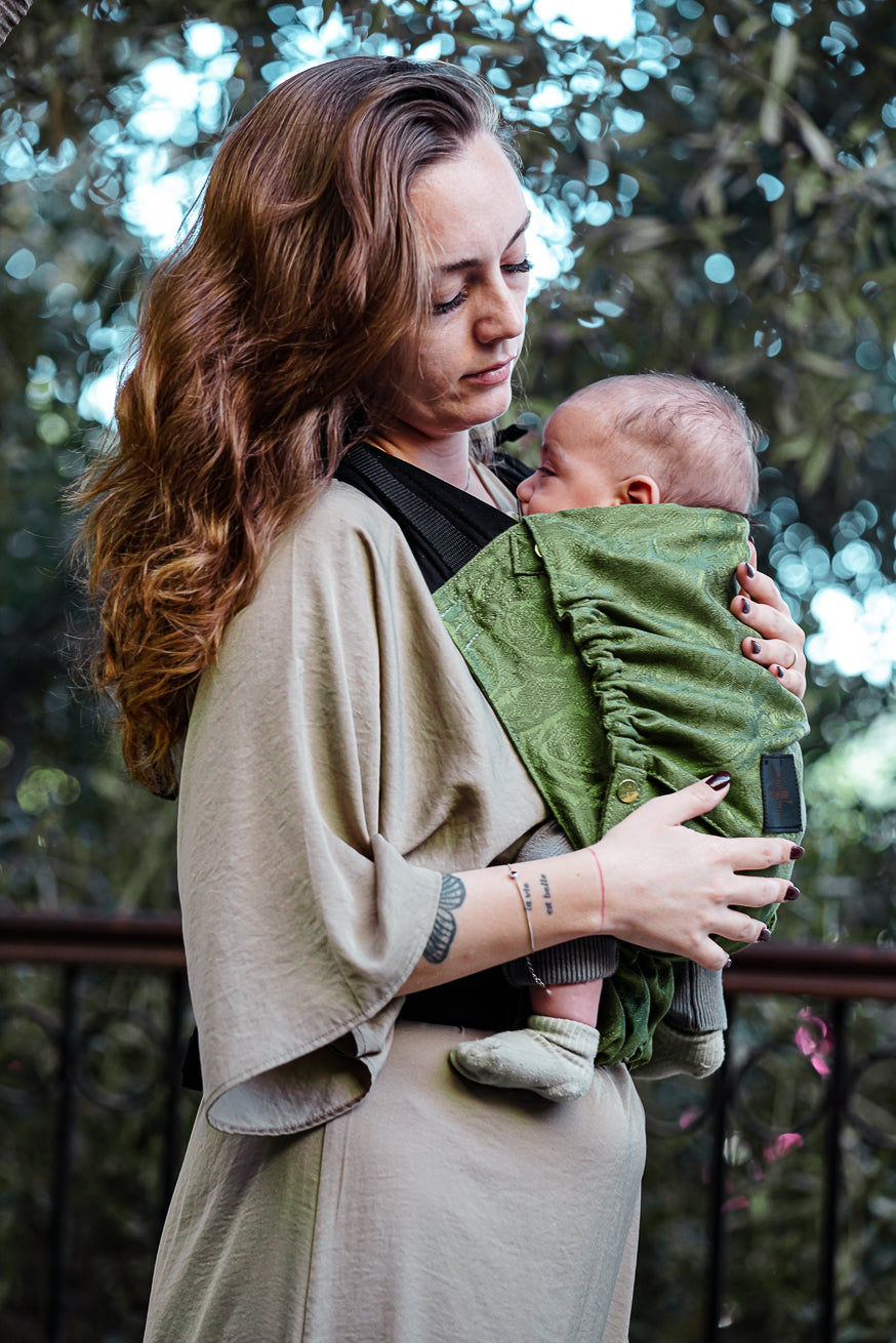 portador de bebê Flip Rosa verde