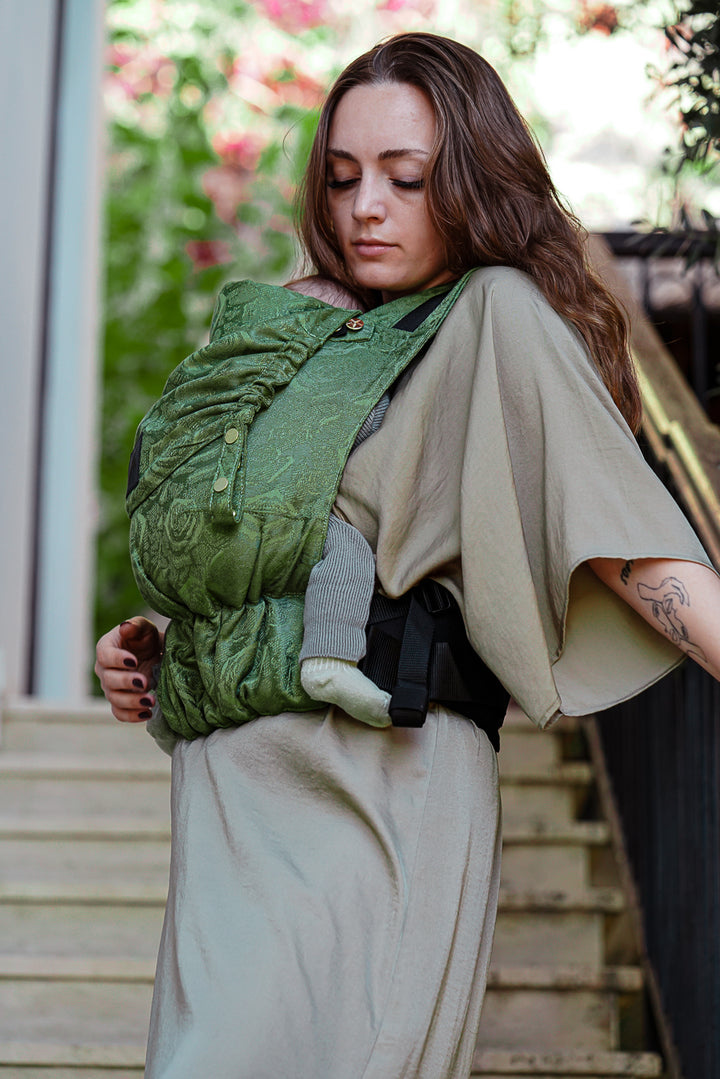 portador de bebê Flip X Rosa verde