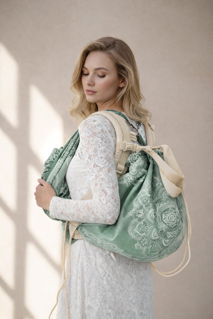 Mommy Bag Mandala bege oliva