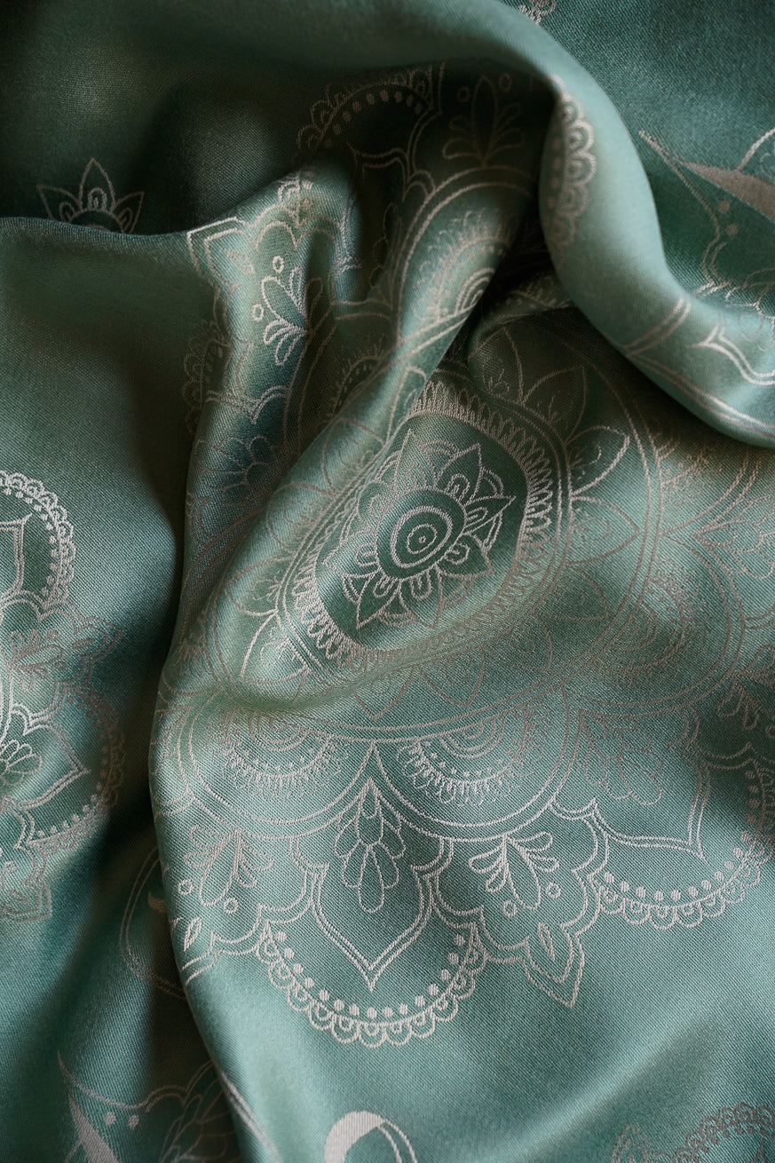 portador de bebê TaiTai Mandala bege oliva