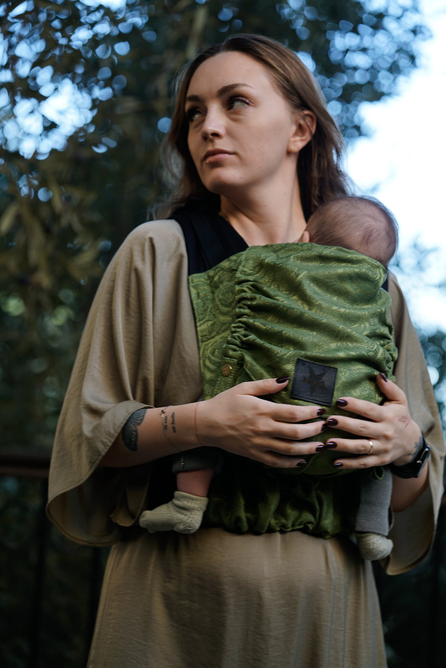 portador de bebê Flip Rosa verde