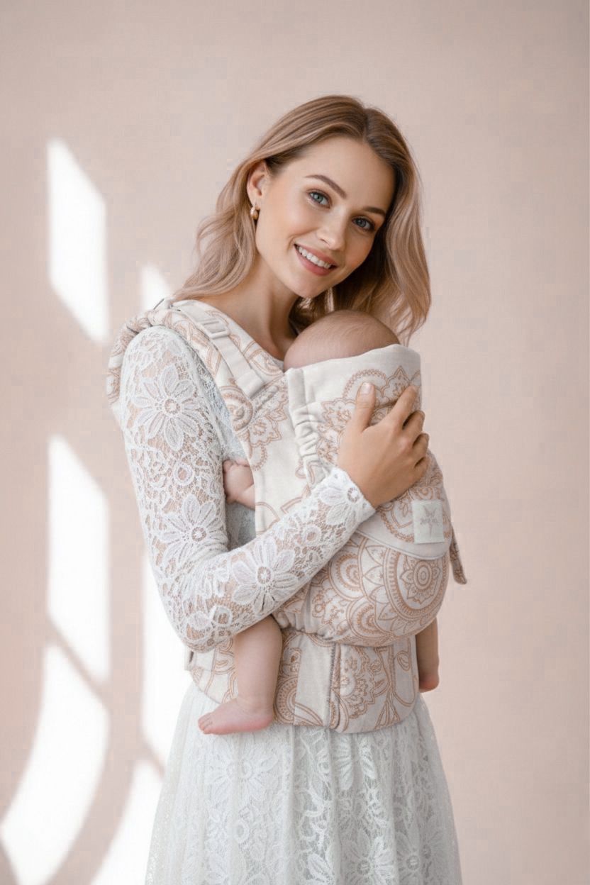 portador de bebê Flip X Mandala Café com leite