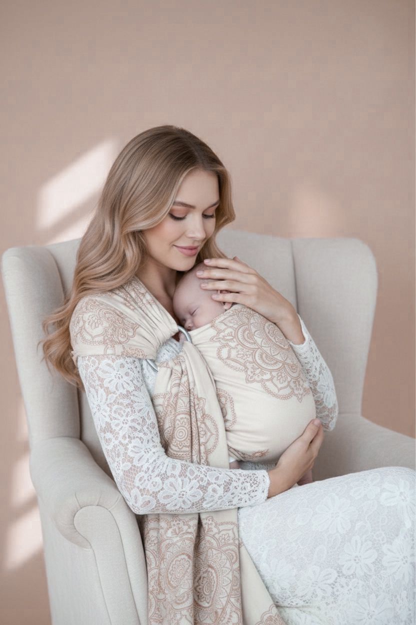 RingSling Mandala Café com leite