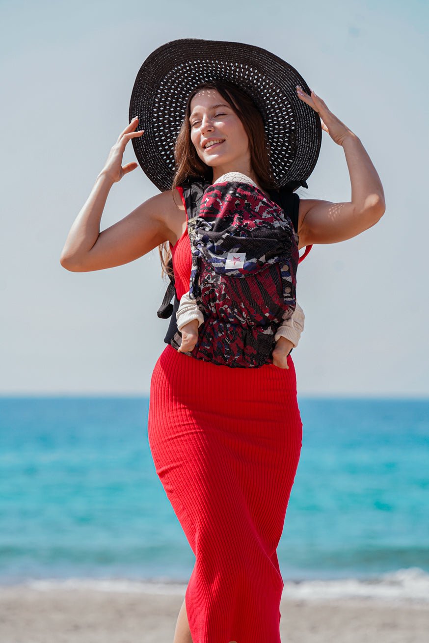 portador de bebê Flip Junglefari Vibrante KOKADI