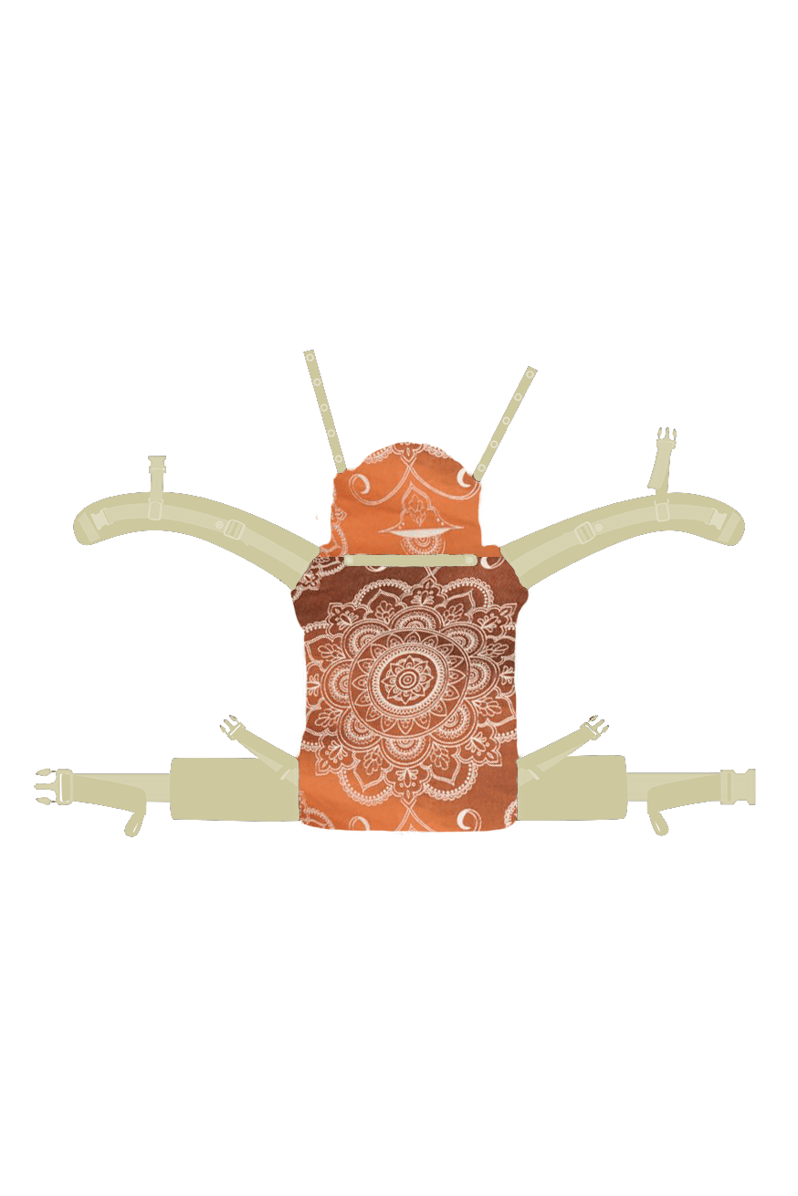 Babytrage Flip Mandala Latte Macchiato x Bamboo reverse - KOKADI