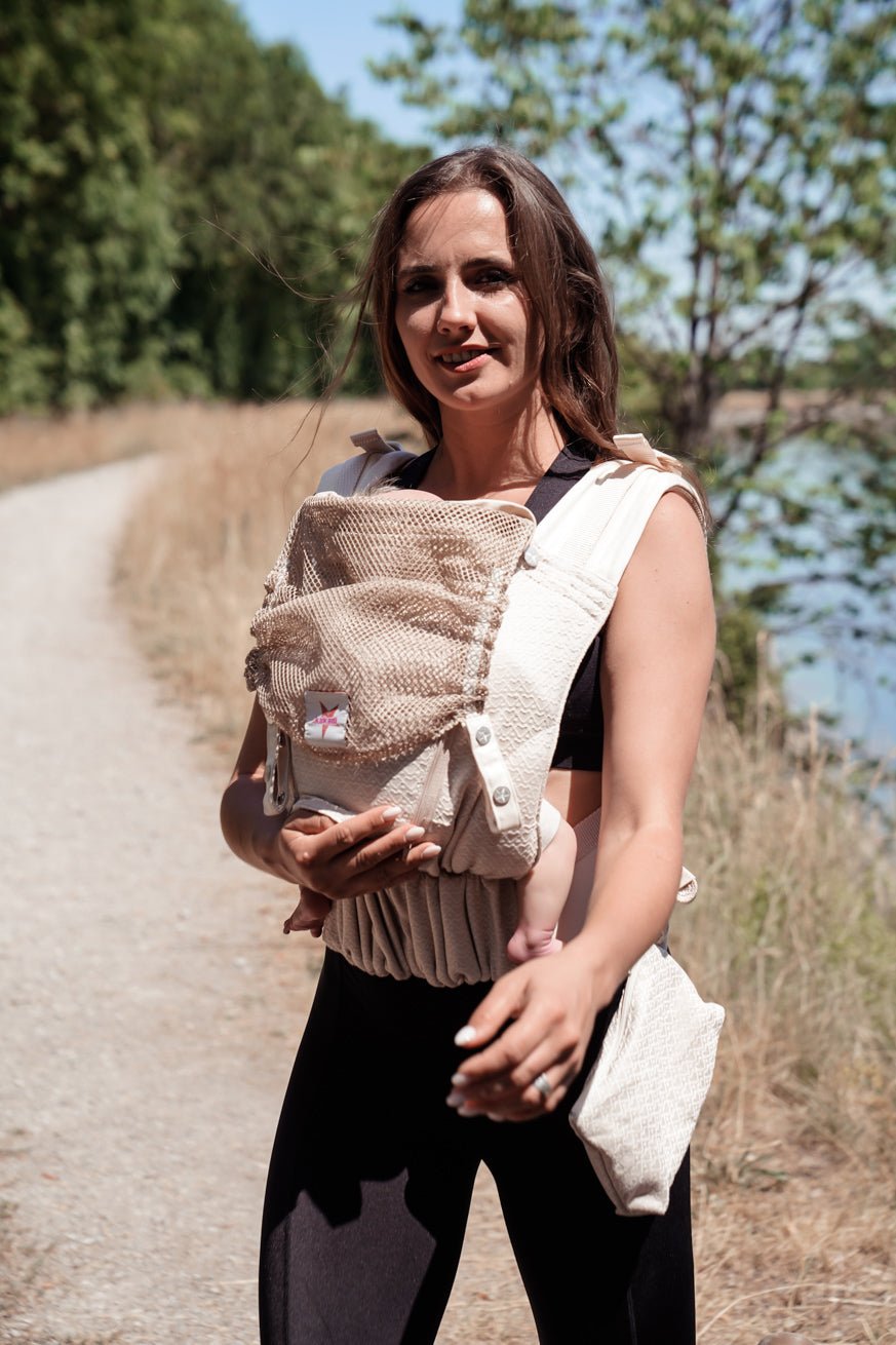 portador de bebê Flip Performance Air Creme Heart2Heart KOKADI