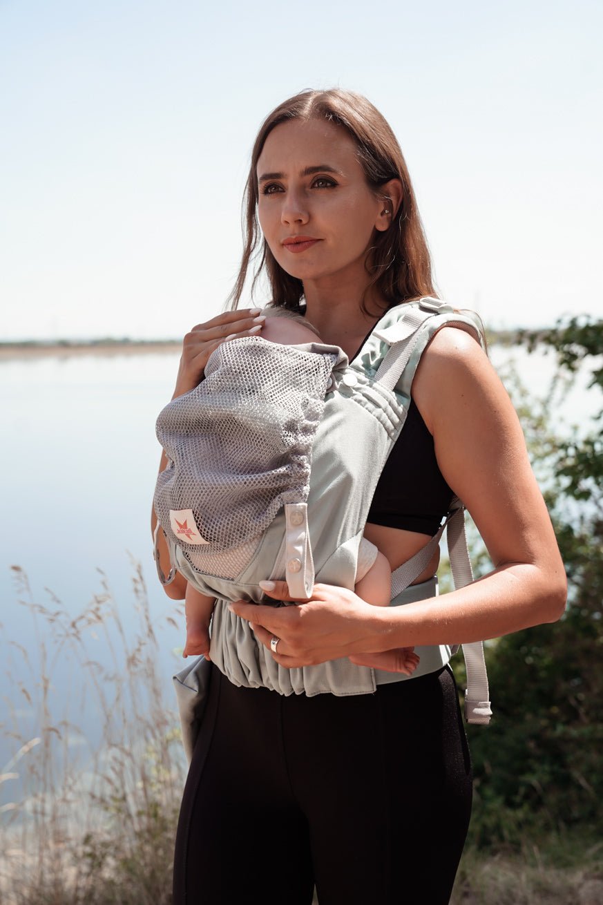 portador de bebê Flip Performance Air Apenas hortelã - KOKADI