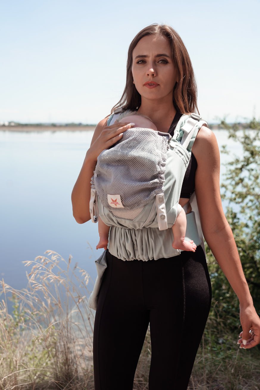 portador de bebê Flip Performance Air Apenas hortelã - KOKADI