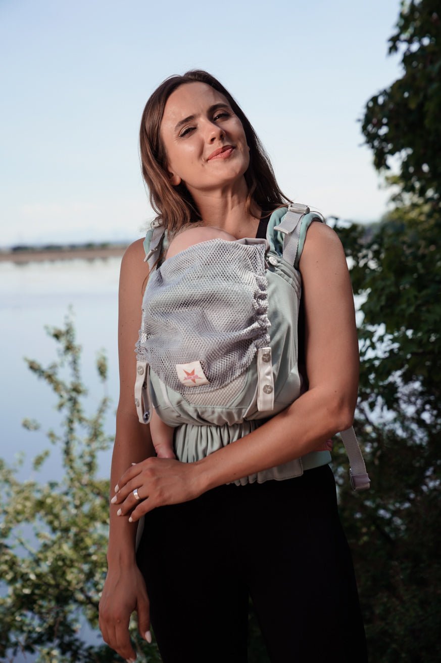 portador de bebê Flip Performance Air Apenas hortelã - KOKADI