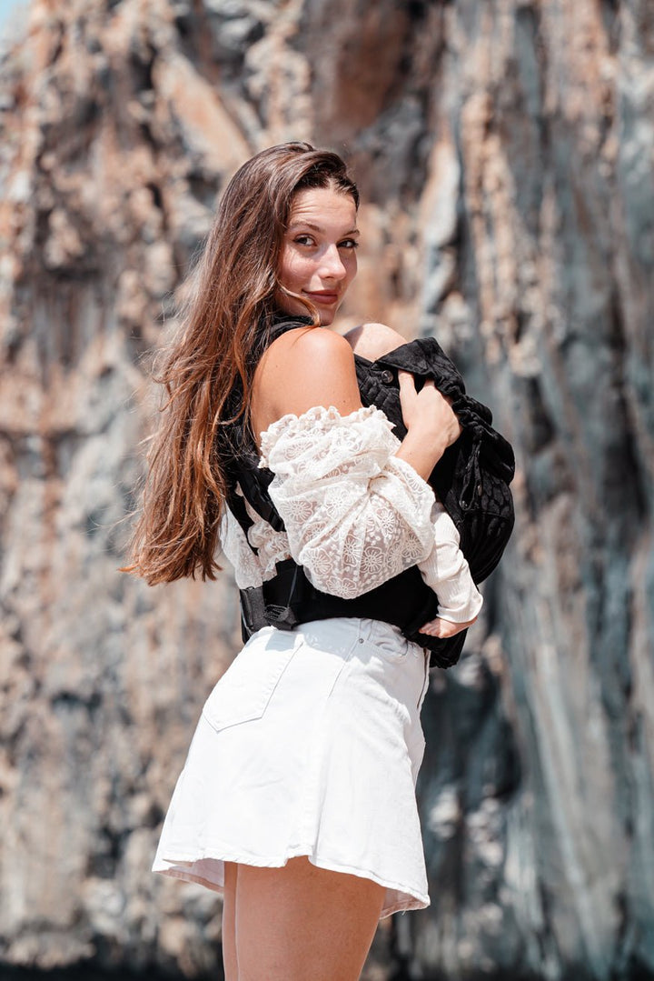 portador de bebê Flip Beleza Negra Safari KOKADI