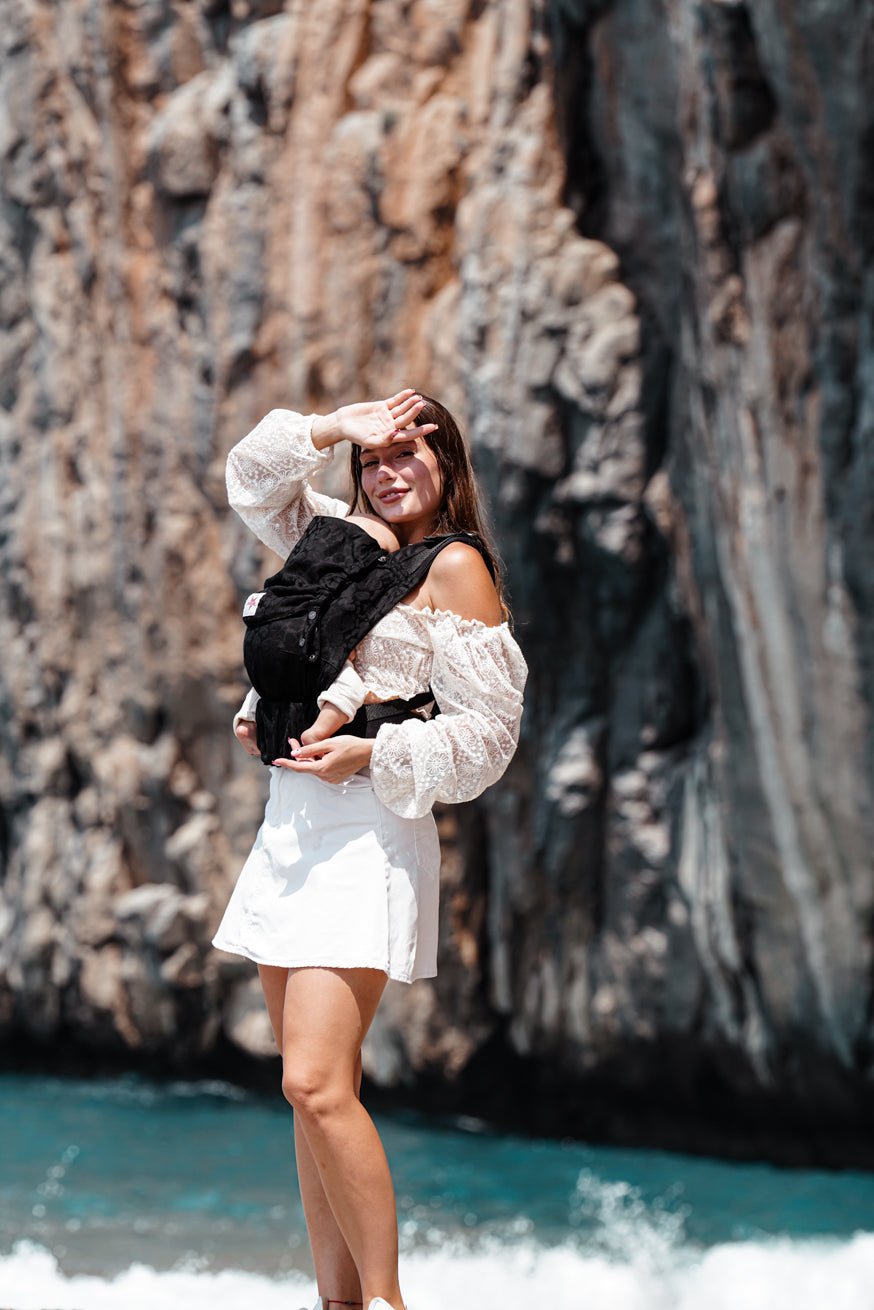 portador de bebê Flip Beleza Negra Safari KOKADI