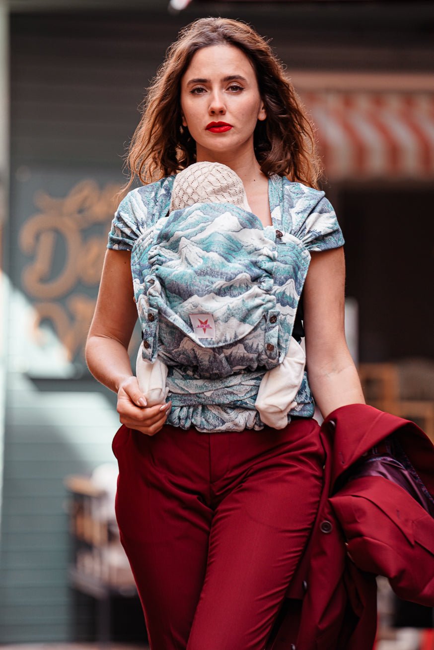 portador de bebê WrapStar Majestade da Montanha - KOKADI