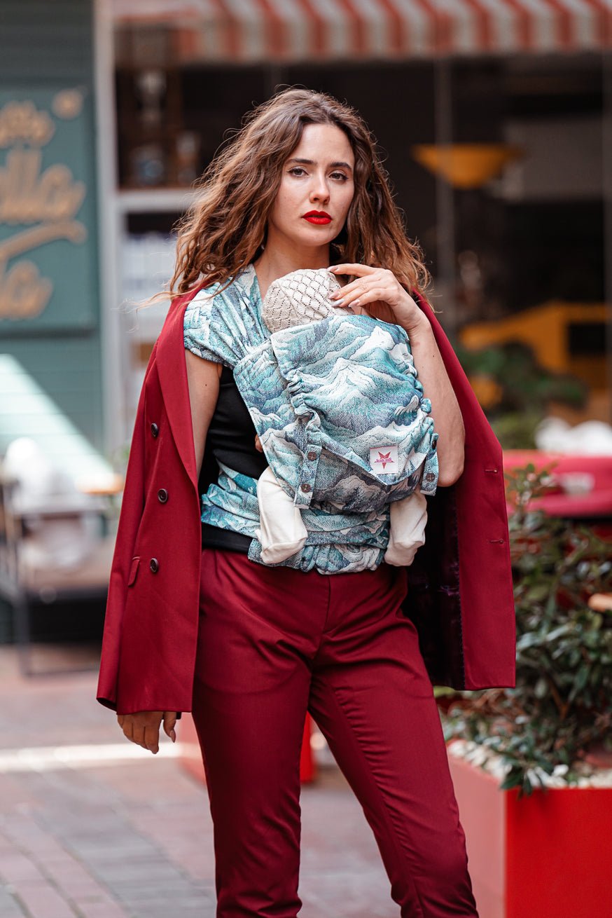 portador de bebê WrapStar Majestade da Montanha - KOKADI