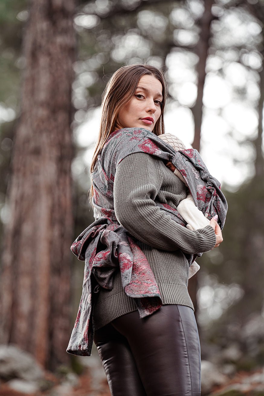 portador de bebê WrapStar Almas de papoula KOKADI