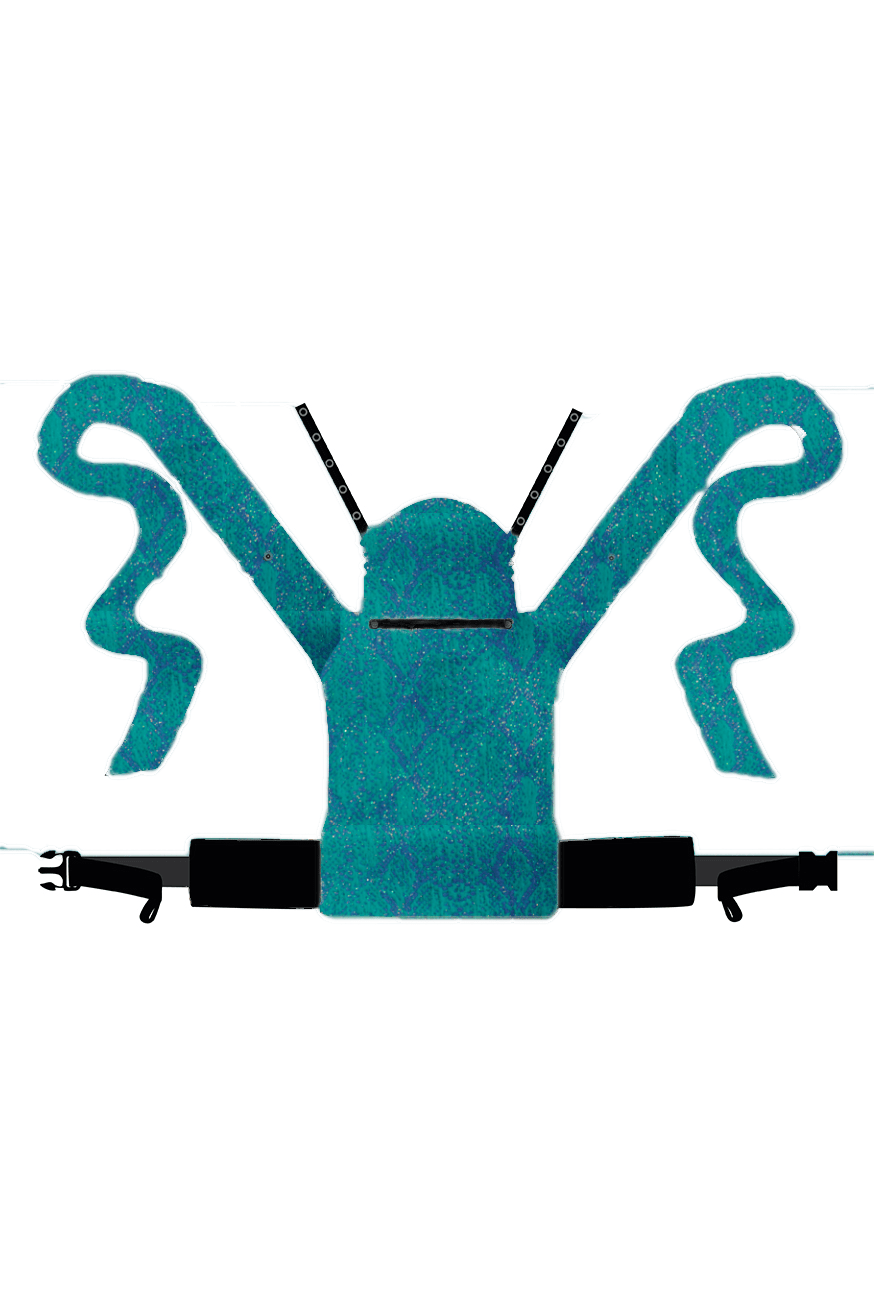 portador de bebê WrapStar Serpente Azura KOKADI