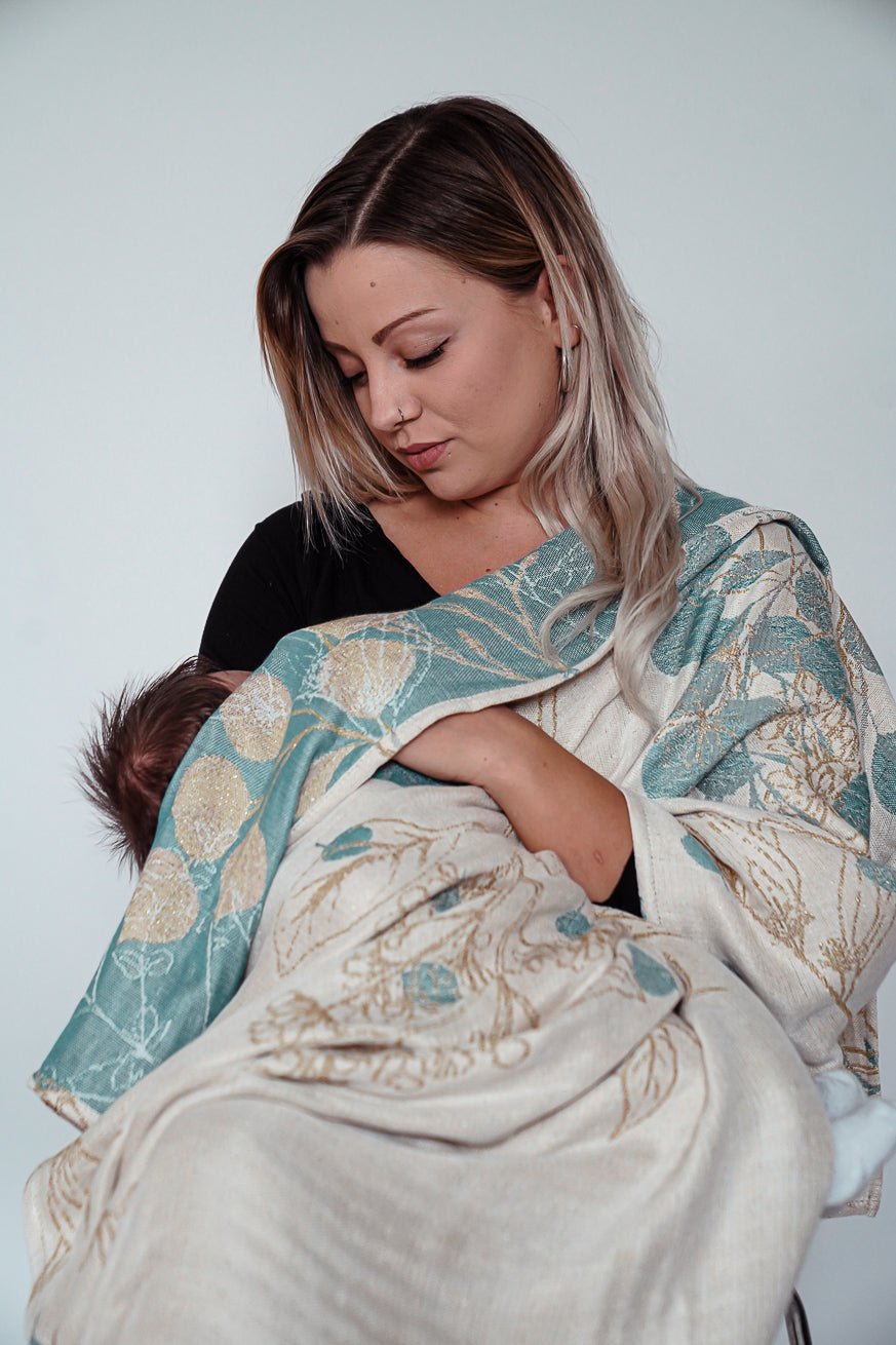 Manta fofinha Eucalipto Dourado - KOKADI