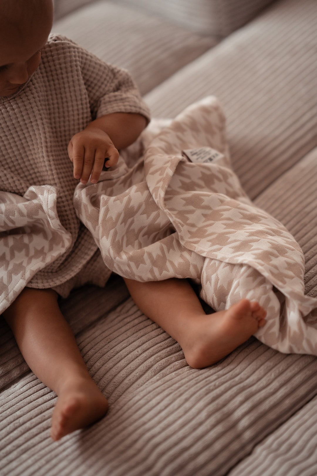 Kuscheltuch Houndstooth Campiano - KOKADI