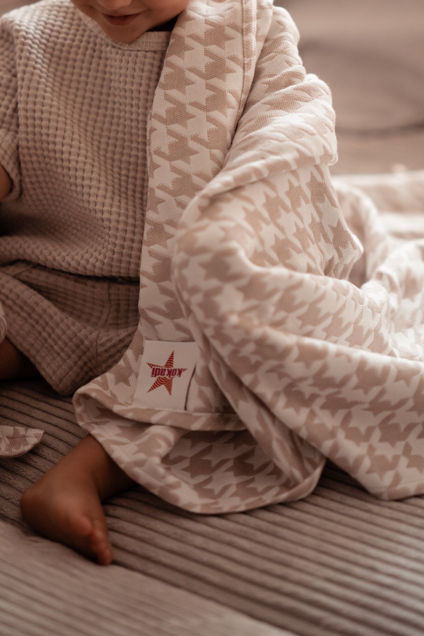 Cobertor fofinho Houndstooth Campiano - KOKADI