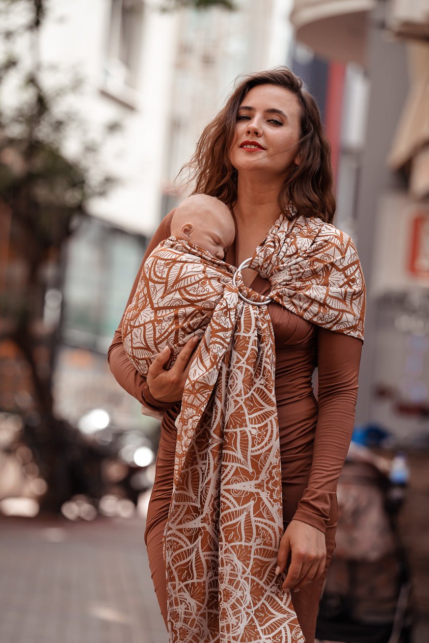 RingSling Lilenia Latte Macchiato - KOKADI