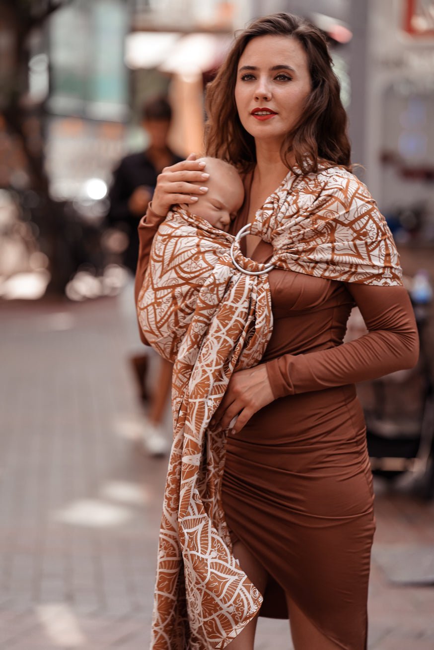 RingSling Lilenia Latte Macchiato - KOKADI