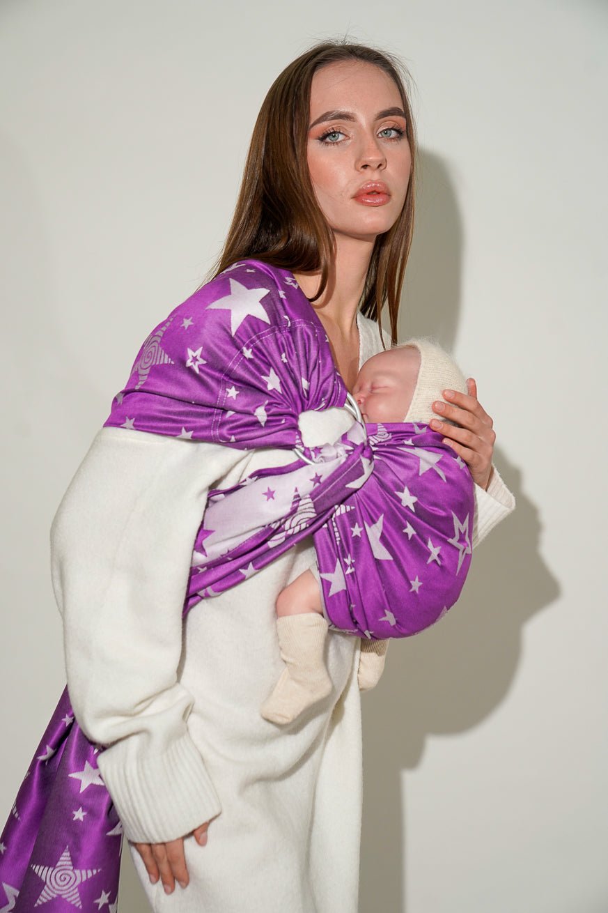 Estrelas de chuva roxas RingSling KOKADI