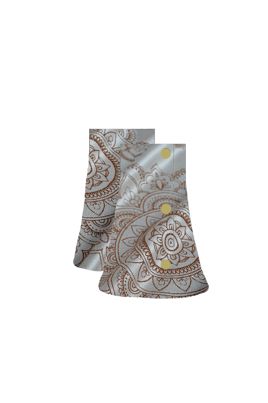 Protetor de alça de ombro Mandala Latte Macchiato x Bamboo - KOKADI