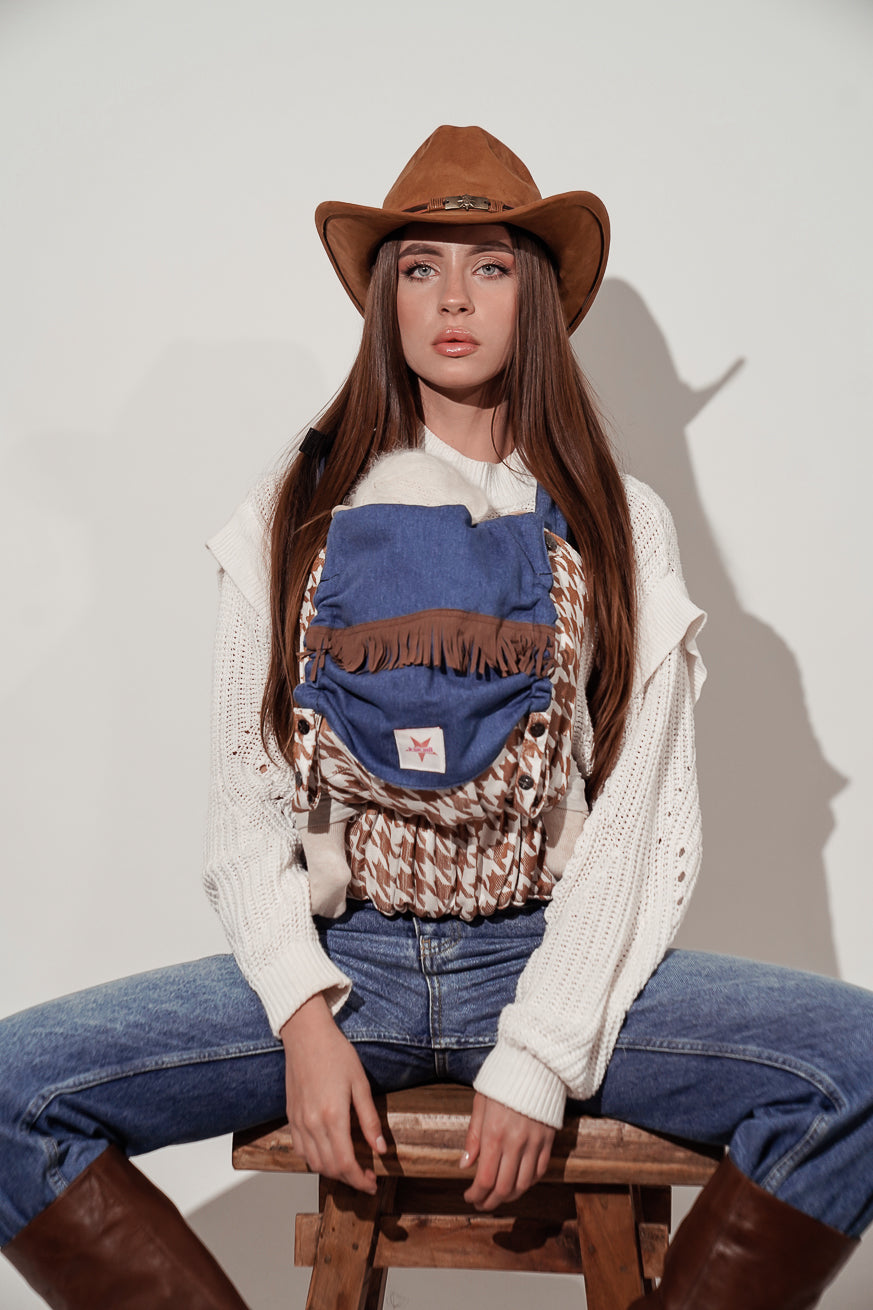 Carrier de bebê Flip Wild West Macchiato