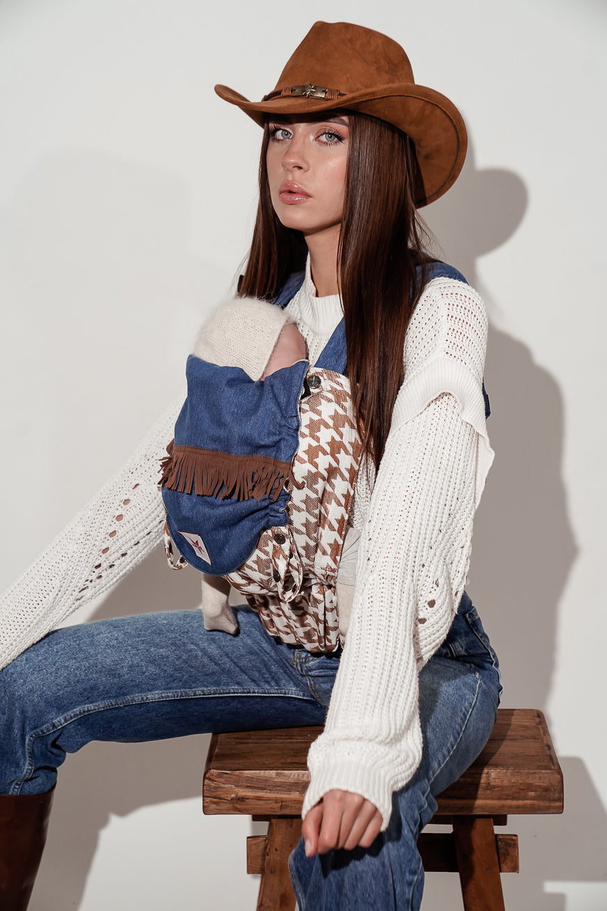 Carrier de bebê Flip Wild West Macchiato