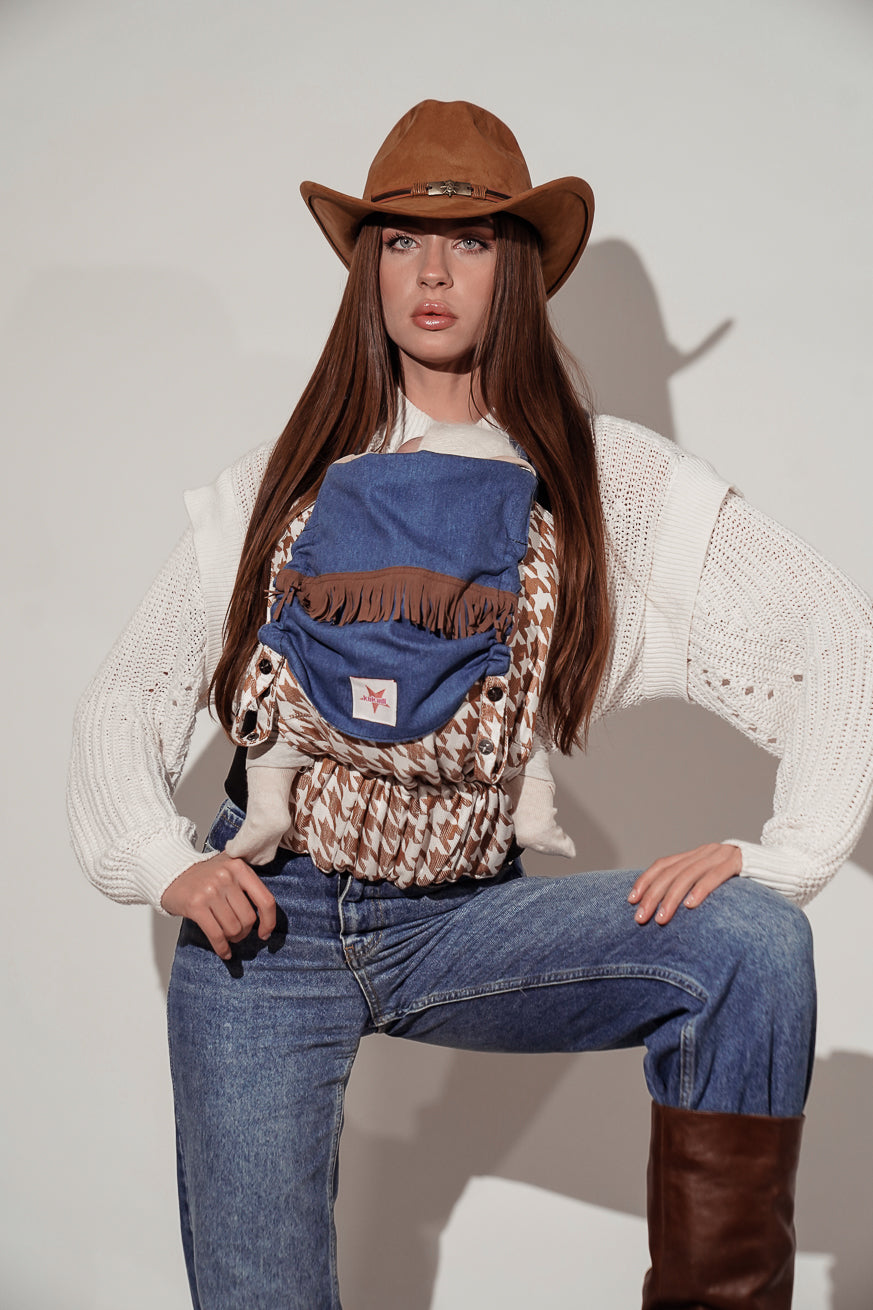 Carrier de bebê Flip Wild West Macchiato