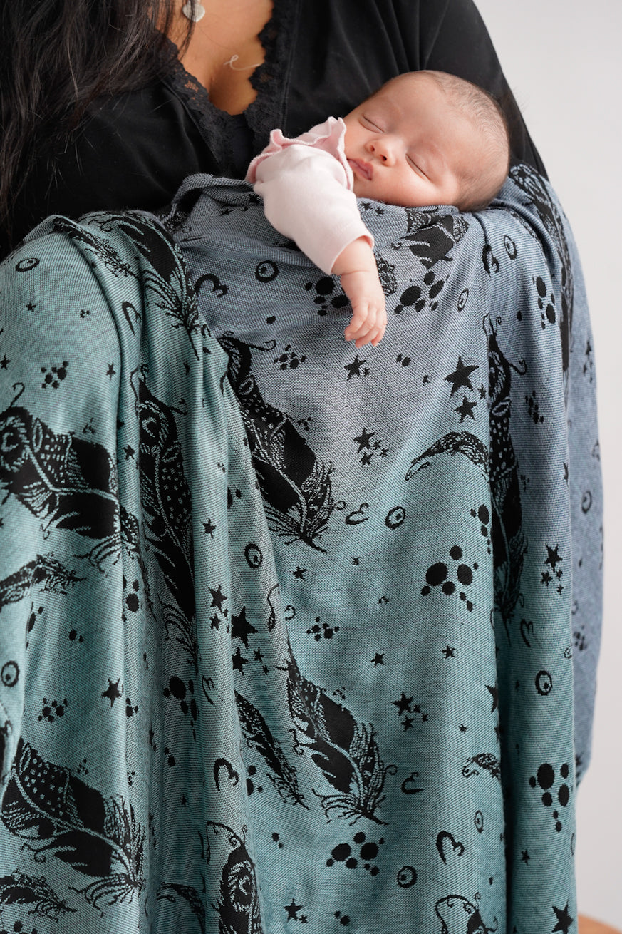 Baby cobertor azul niyaha recarregado