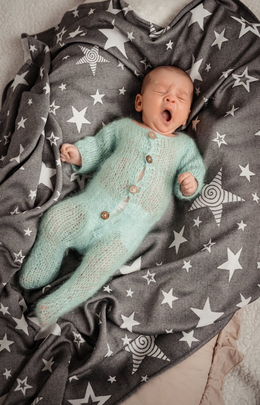 Manta para bebê Diorite Estrelas - KOKADI