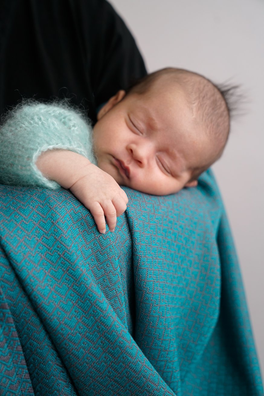 Manta para bebê Heart2Heart lagoa - KOKADI