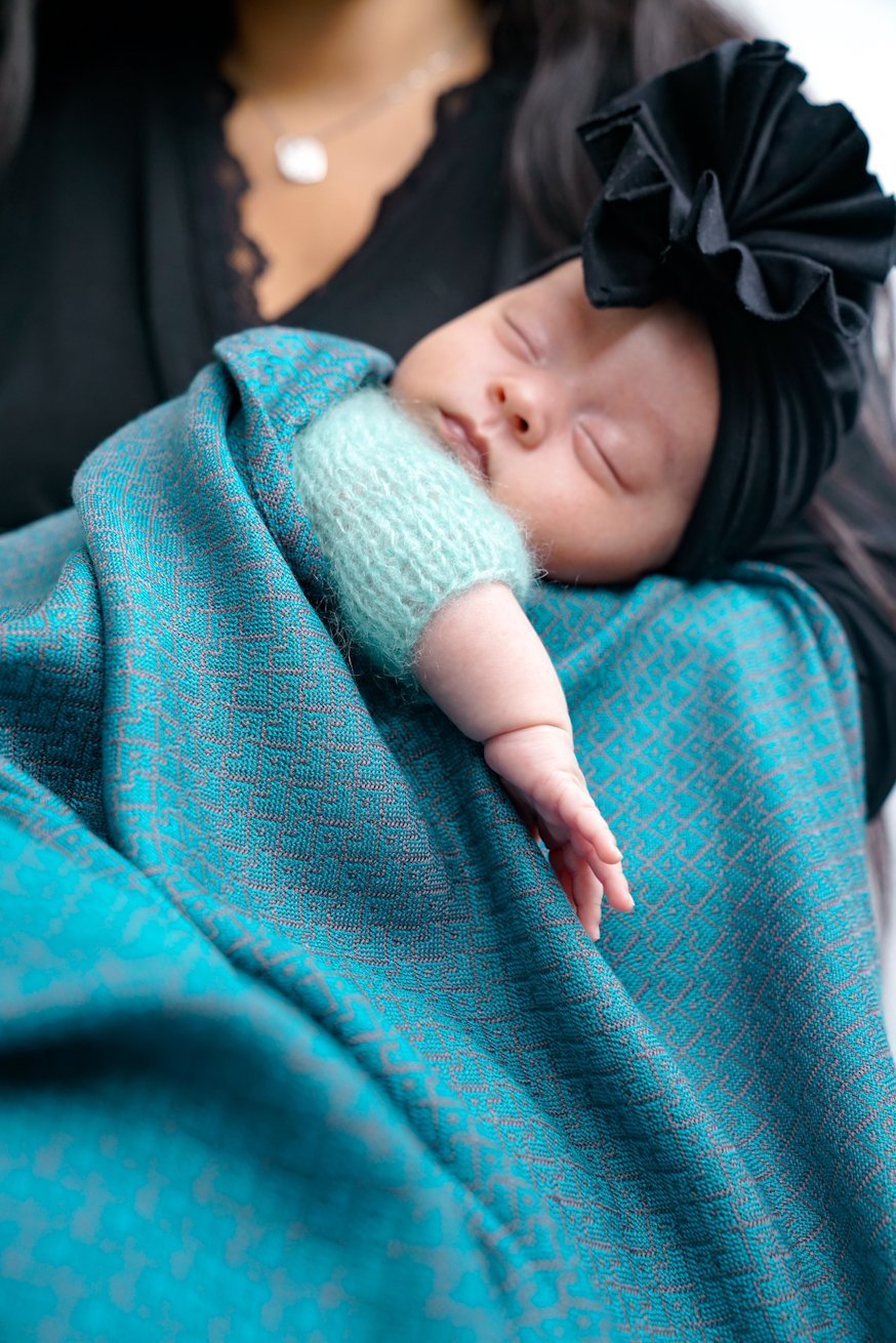 Manta para bebê Heart2Heart lagoa - KOKADI