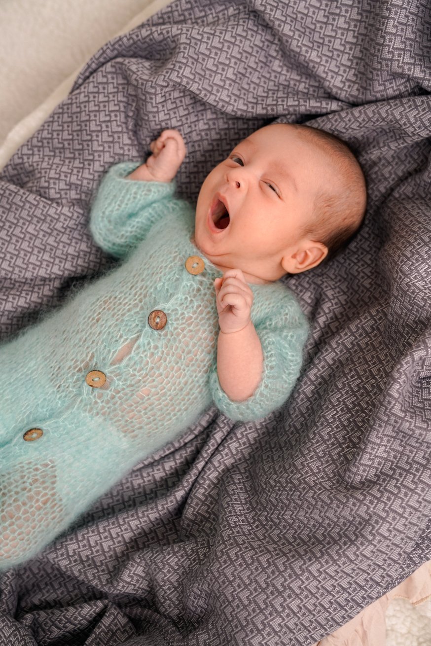 Manta para bebê Heart2Heart pedra - KOKADI