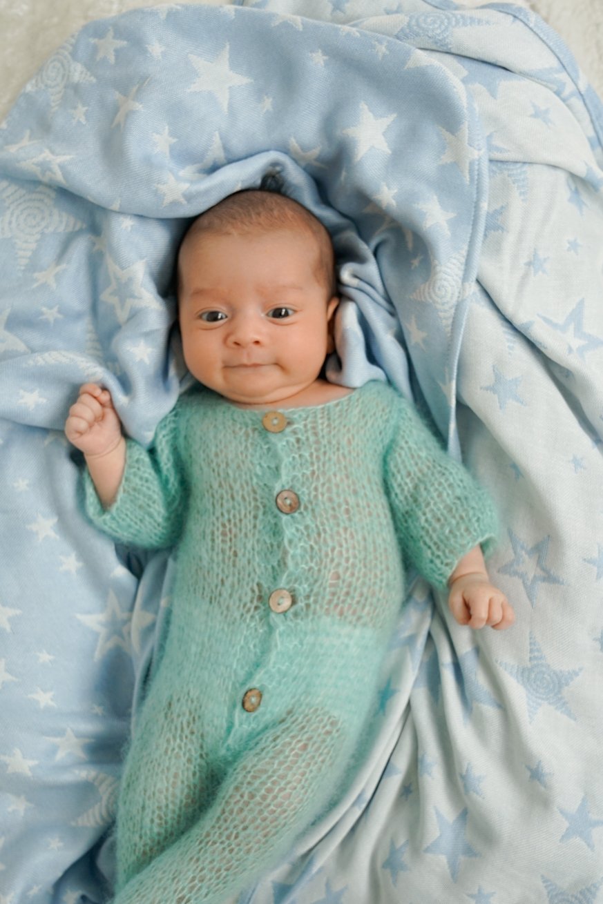 Manta para bebê Samuel Estrelas - KOKADI