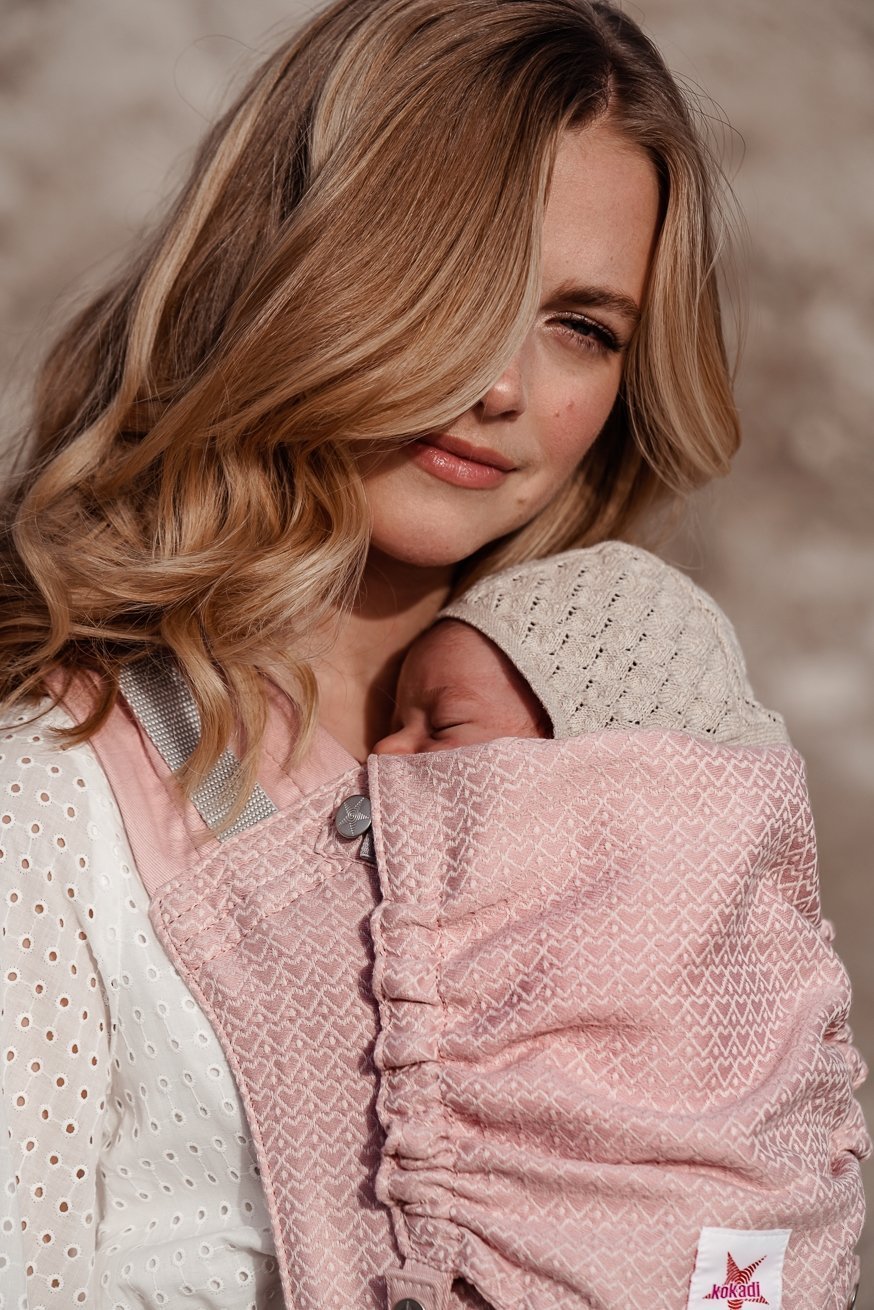 KOKADI portador de bebê Flip Heart2Heart Rosé