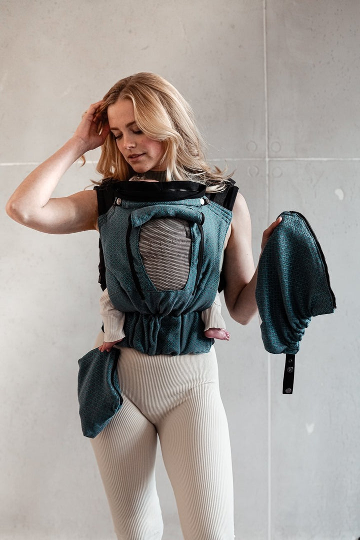 KOKADI portador de bebê Flip Performance Air Lagoa Heart2Heart