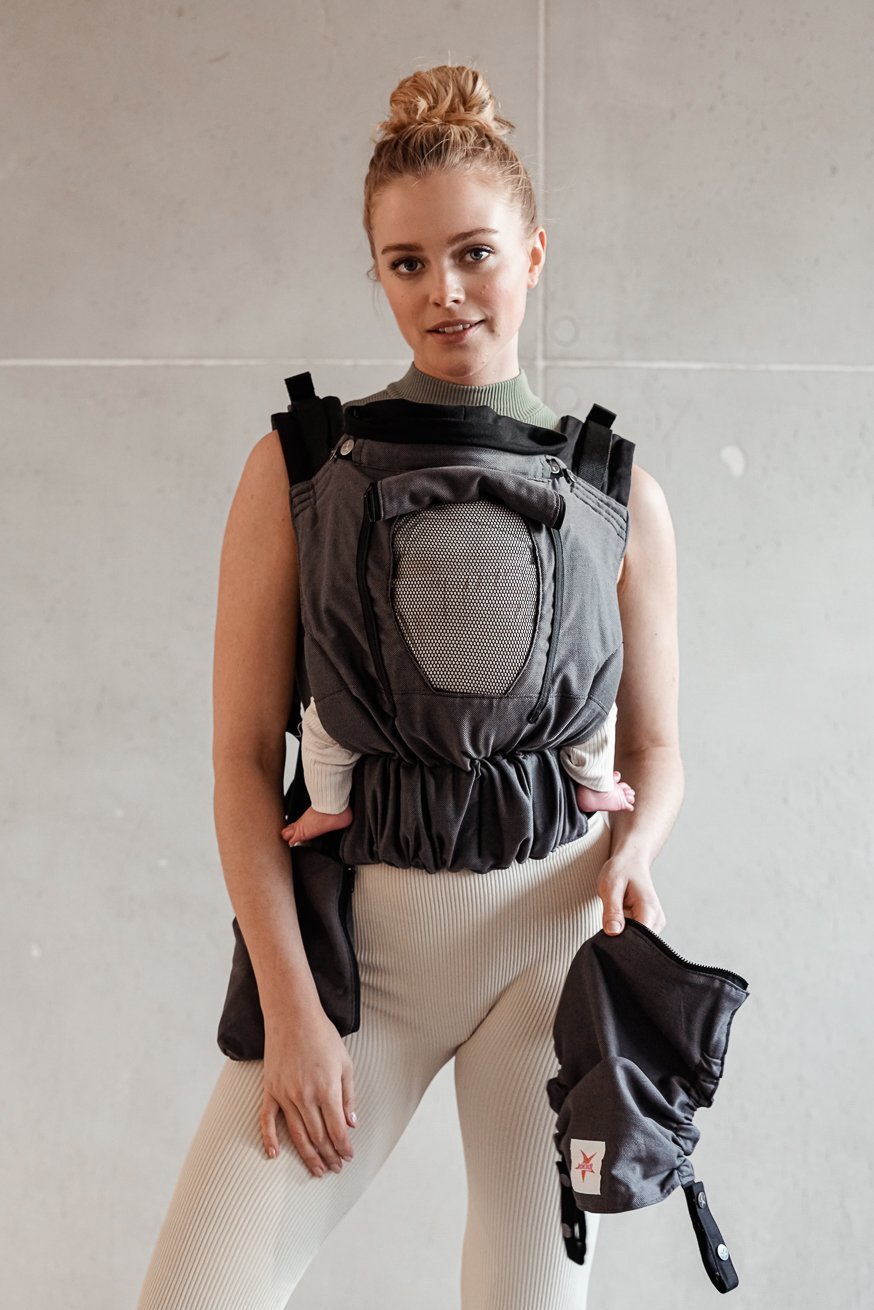 portador de bebê Flip Performance Air Apenas Sr. Gray - KOKADI
