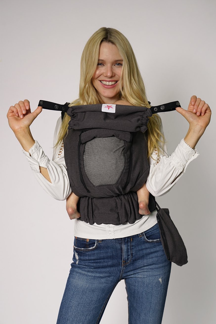 KOKADI Porta-bebês Flip Performance Air Apenas Sr. Cinza