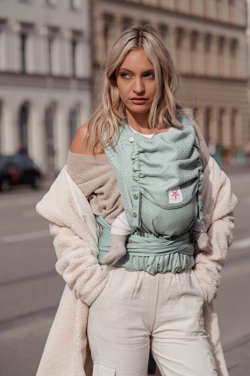 portador de bebê TaiTai Heart2Heart Hortelã KOKADI