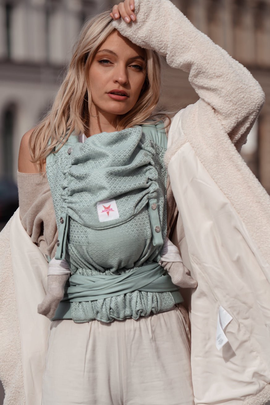 portador de bebê TaiTai Heart2Heart Hortelã KOKADI