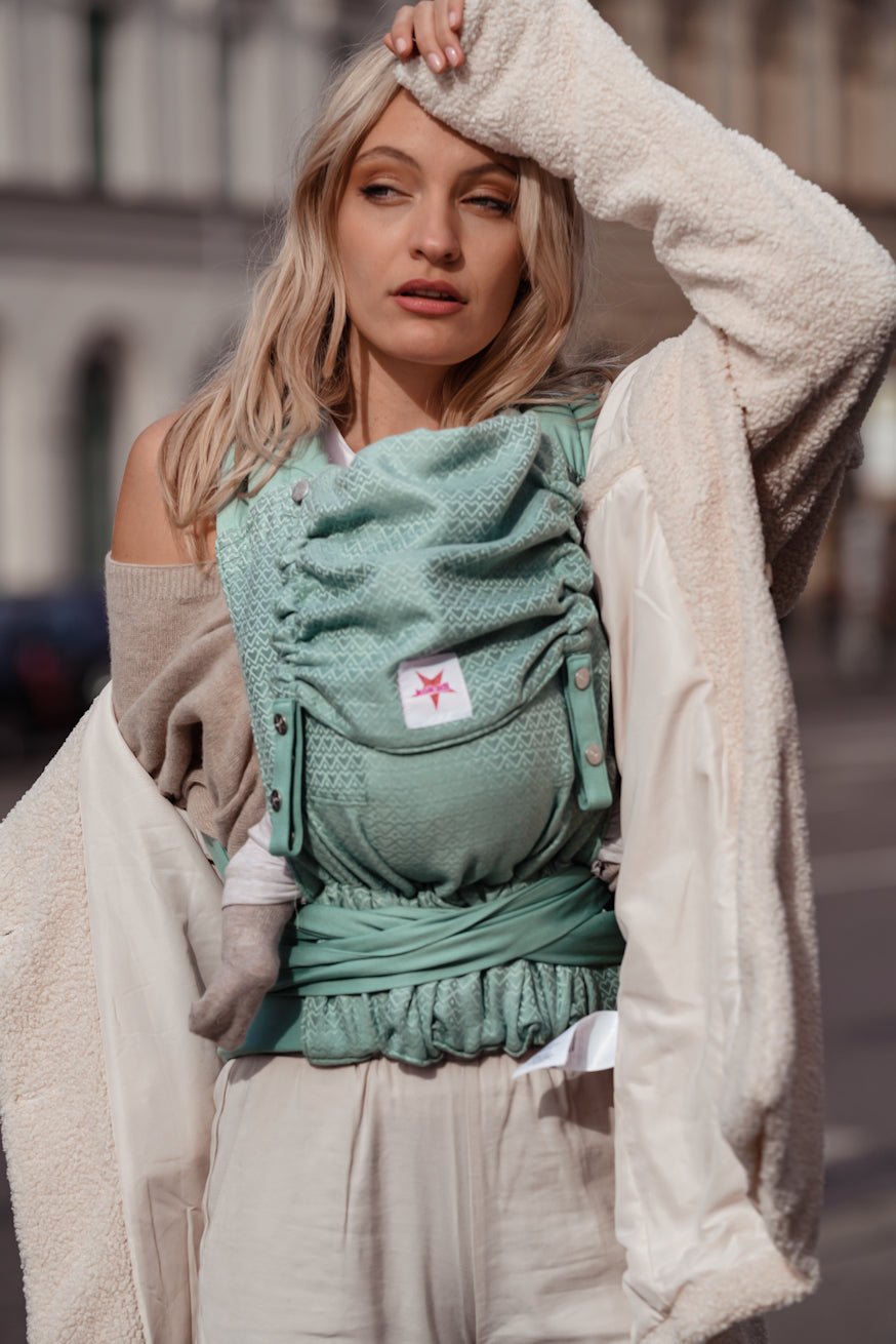 portador de bebê TaiTai Heart2Heart Hortelã KOKADI