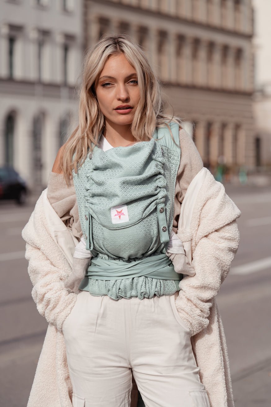 portador de bebê TaiTai Heart2Heart Hortelã KOKADI