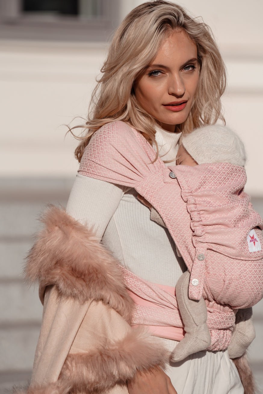 portador de bebê WrapStar Coração2Heart Rosé KOKADI