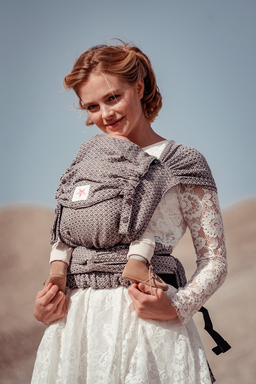 portador de bebê WrapStar Heart2Heart Pedra KOKADI