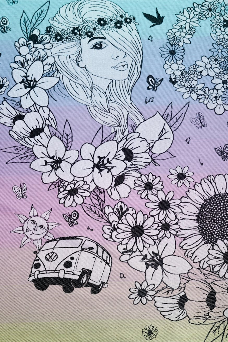 KOKADI portador de bebê WrapStar Hippie Maria