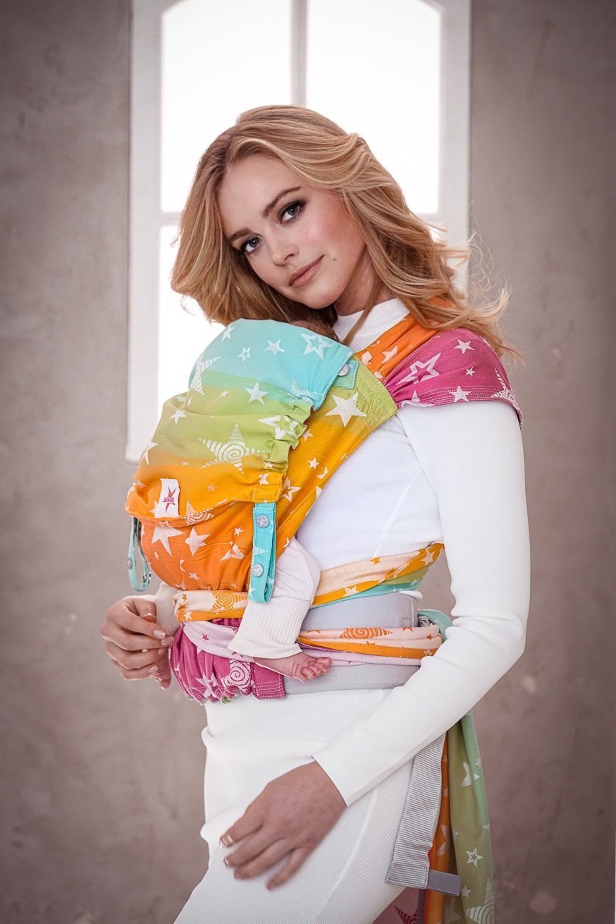 portador de bebê WrapStar Júlia Estrelas KOKADI