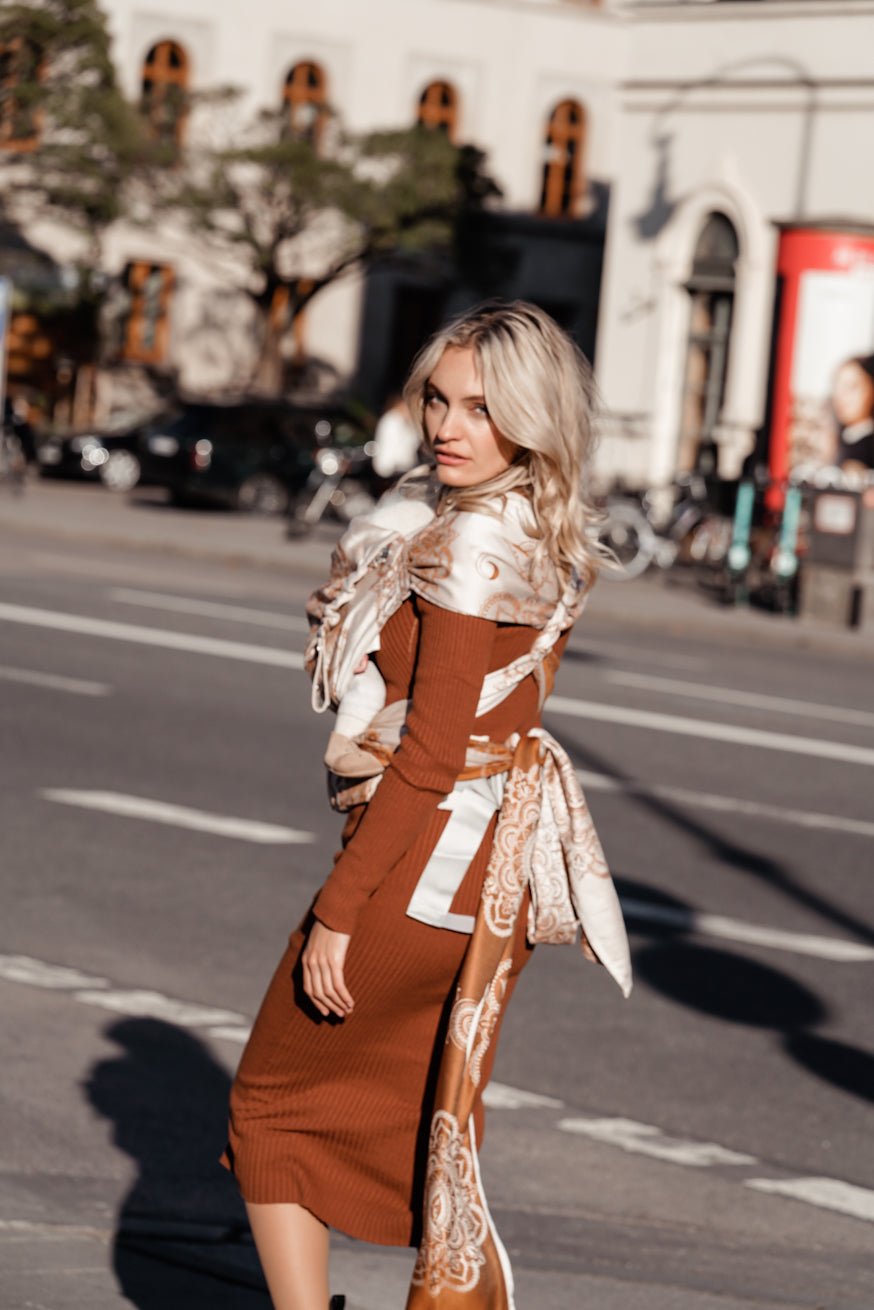 portador de bebê WrapStar Mandala Latte Macchiato KOKADI